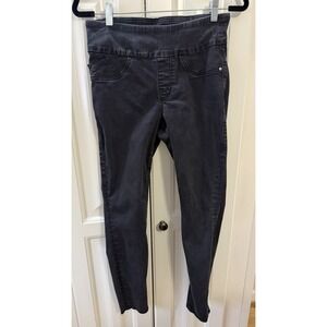 Rock & Republic Denim Rx Fever Pull On Skinny Jeans Black Womens 10M Stretch Y2K